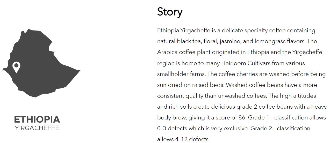 Ethiopia - Yirgacheffe